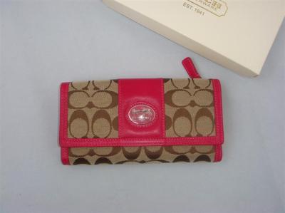 Coach Wallets - 44017 rose pink/aporicot